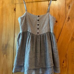 Blue & White Tank Top - NEVER WORN